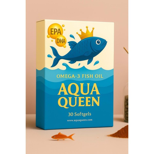 Aqua Queen Omega3 Balık Yağı 30 Softjel