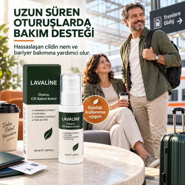 LAVALINE - Hemoroid kaynaklı tahrişi yatıştıran onaran doğal bitkisel krem