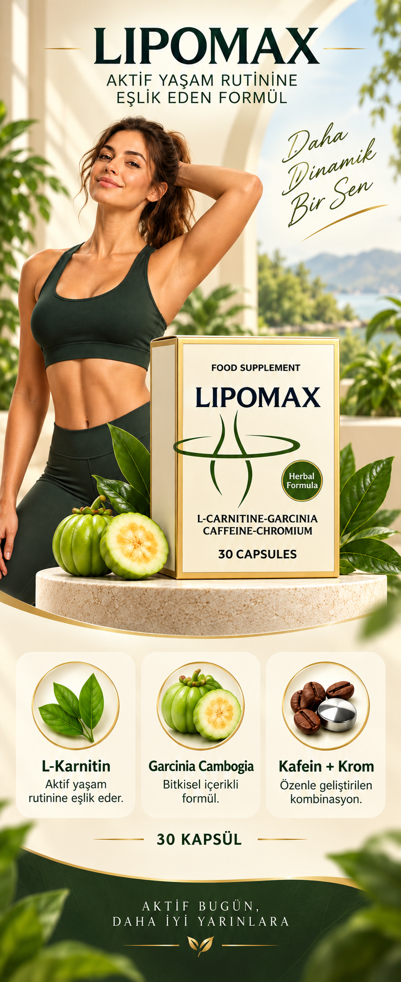 LIPOMAX – Aktif Yaşam ve Formunu Koruma Rutinine Özel Takviye Edici Gıda 